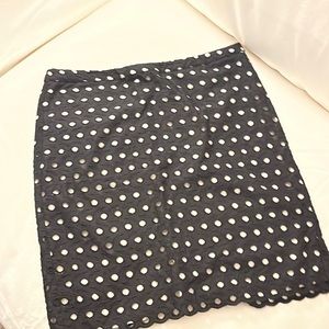 Black eyelet  skirt!